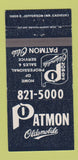 Matchbook Cover - Patmon Oldsmobile Detroit? MI 30 Strike