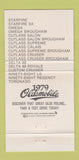 Matchbook Cover - 1979 Oldsmobile Poulin La Guadeloupe QC 30 Strike