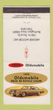 Matchbook Cover - 1974 Oldsmobile Archer Motors Burlington IA 30 Strike
