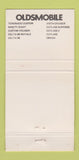 Matchbook Cover - 1974 Oldsmobile Archer Motors Burlington IA 30 Strike