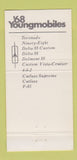 Matchbook Cover - 1968 Oldsmobile C&G Coatsville PA 30 Strike