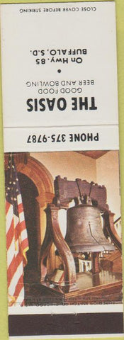 Matchbook Cover - The Oasis Buffalo SD