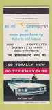 Matchbook Cover - 1959 Oldsmobile La Tour Cleveland OH Linear Look #2 30 Strike