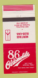 Matchbook Cover - 1986 Oldsmobile Heritage Cadillac Fairfield OH 30 Strike