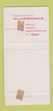 Matchbook Cover - 1957 Oldsmobile Ramsey New Castle IN 30 Strike