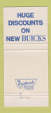 Matchbook Cover - PL Grissom Buick Dearborn MI Don Smith 30 Strike