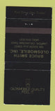 Matchbook Cover - Bruce Smith Oldsmobile Lawton OK 30 Strike