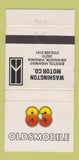 Matchbook Cover - 1983 Oldsmobile Washington Motors Abingdon VA 30 Strike