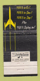 Matchbook Cover - Oldsmobile Rocket Chaplin Motors Portland ME POOR 30 Strike