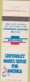 Matchbook Cover - Stith Chevrolet Oldsmobile Vacaville CA