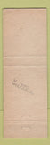 Matchbook Cover - 1958 Chevrolet Madden's Mount Union PA