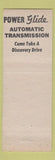 Matchbook Cover - Pfau Chevrolet Sharon PA
