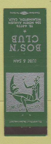 Matchbook Cover - Bos'n Club Wilmington CA girlie
