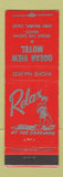 Matchbook Cover - Ocean View Motel Fort Bragg CA girlie