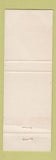 Matchbook Cover - Cuttin Corners Sandford FL girlie