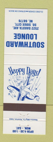 Matchbook Cover - Southward Lounge South Sioux City NE girlie
