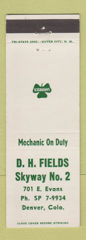 Matchbook Cover - Sunoco oil gas Big Indian NY