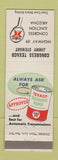 Matchbook Cover - Standard oil gas Harrison's Albion MI