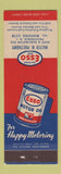 Matchbook Cover - Esso oil gas Walter Pailthorpe Providence RI