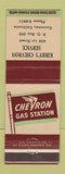 Matchbook Cover - Kirby's Chevron oil gas Encinitas CA
