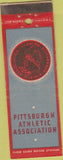 Matchbook Cover - Pittsburgh Athletic Association PA