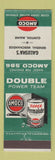 Matchbook Cover - Galusha's Amoco oil gas Clinton ME