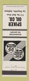 Matchbook Cover - Spiker Phillips 66 oil gas Lafayette IN