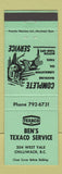 Matchbook Cover - Ben's Texaco oil gas Chilliwack BC
