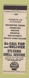 Matchbook Cover - Sylvania Shell oil gas OH