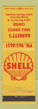 Matchbook Cover - Barrett's Shell oil gas Lake Worth FL