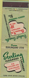 Matchbook Cover - Sterling Cleaners Burlingame CA