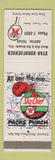 Matchbook Cover - Texaco oil gas Stan Kirnfuehrer Austin TX Sky Chief