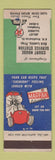 Matchbook Cover - Texaco oil gas Marfak Court House Joliet IL