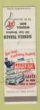 Matchbook Cover - Texaco oil gas Marfak Sickels Missoula MT