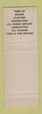 Matchbook Cover - Wilmette Texaco oil gas IL