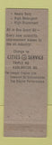 Matchbook Cover - Cities oil gas Coffitt's Sioux Falls SD