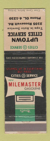 Matchbook Cover - Cities oil gas Uptown