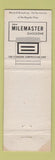 Matchbook Cover - Cities oil gas Uptown