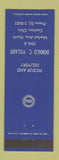 Matchbook Cover - Pure oil gas Villard Canton OH