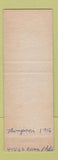 Matchbook Cover - Bill Romanchuk Chevron oil gas Los Angeles CA pinup