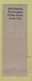 Matchbook Cover - Chas Burrows Service oil gas Dormont PA pinup