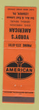 Matchbook Cover - American oil gas Yordy's Lebanon PA