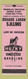 Matchbook Cover - Smith's Husky oil gas Rawlins WY