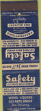 Matchbook Cover - Safety Drug Stores Monrovia CA Pasadena