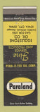 Matchbook Cover - Paraland oil gas Egglestone Iowa City IA