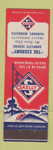 Matchbook Cover - Skelly oil gas Fairmont MN