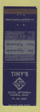 Matchbook Cover - Tiny's Skelly oil gas Wadena MN