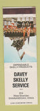 Matchbook Cover - Dave Skelly oil gas Shanandoah IA