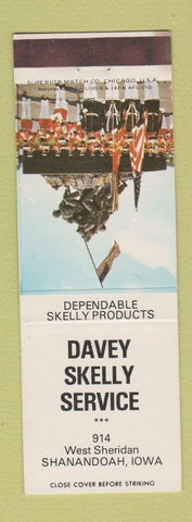 Matchbook Cover - Dave Skelly oil gas Shanandoah IA