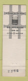Matchbook Cover - Cities oil gas Geishirt Ninedorf Marshall WI